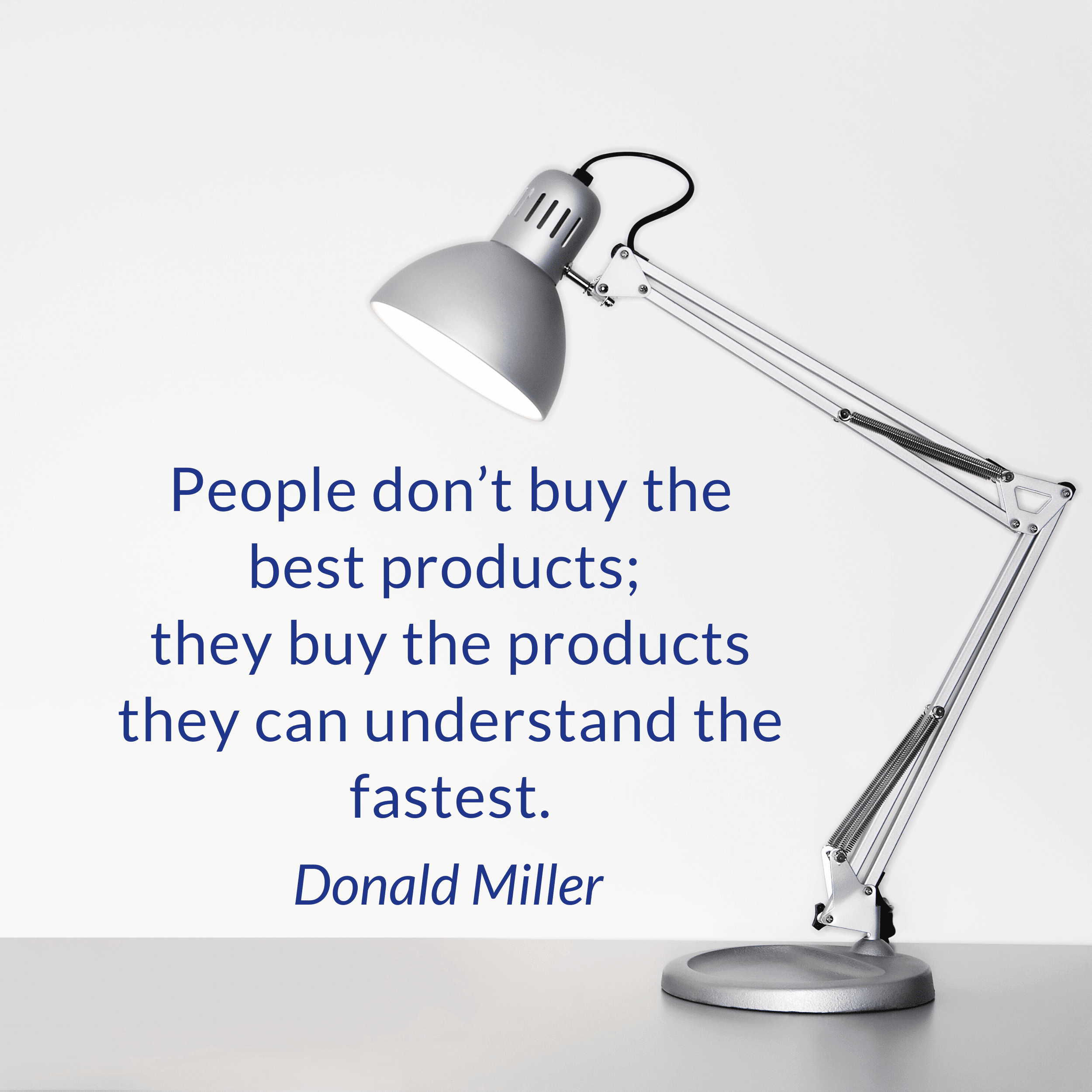 Donald Miller quote.