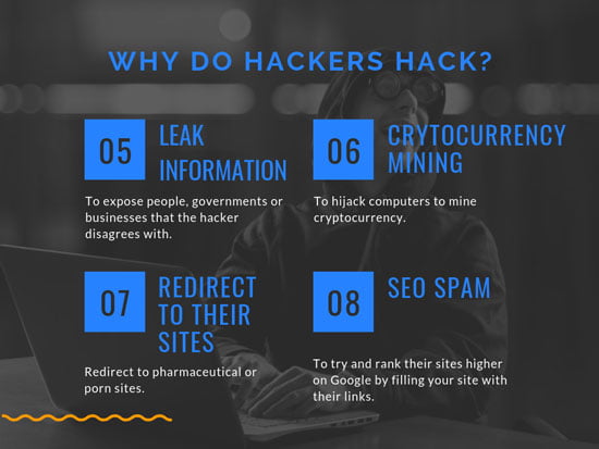 Why do hackers hack