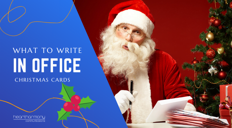 What to write in office Christmas cards