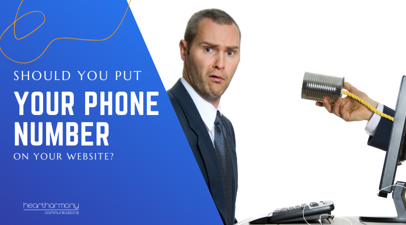 Should you put your phone number on your website