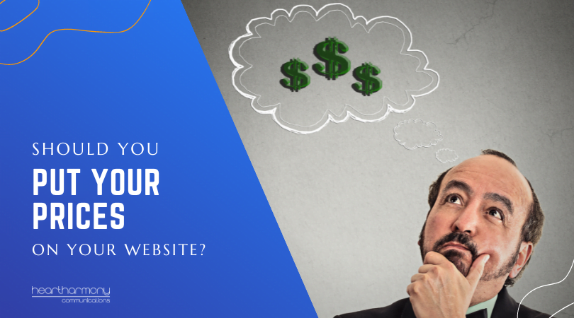 Should You Put Your Prices on Your Website?